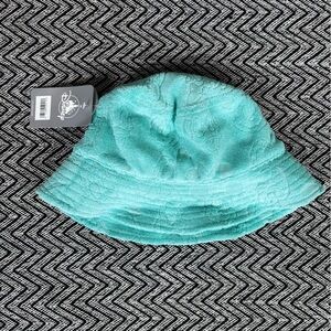 Disney Parks Terry Cloth Aqua Bucket Hat